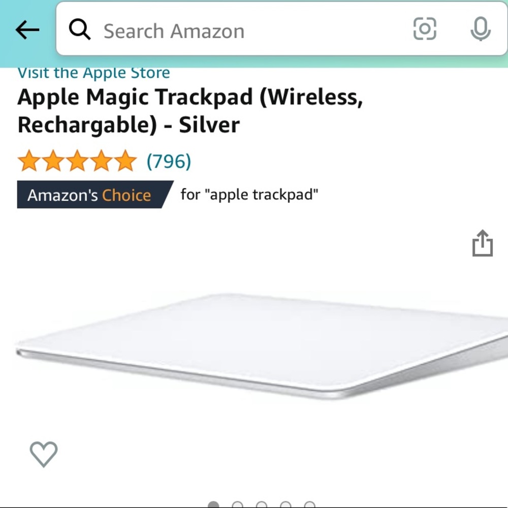 Apple Magic Trackpad, brand new with plastic still on the box.